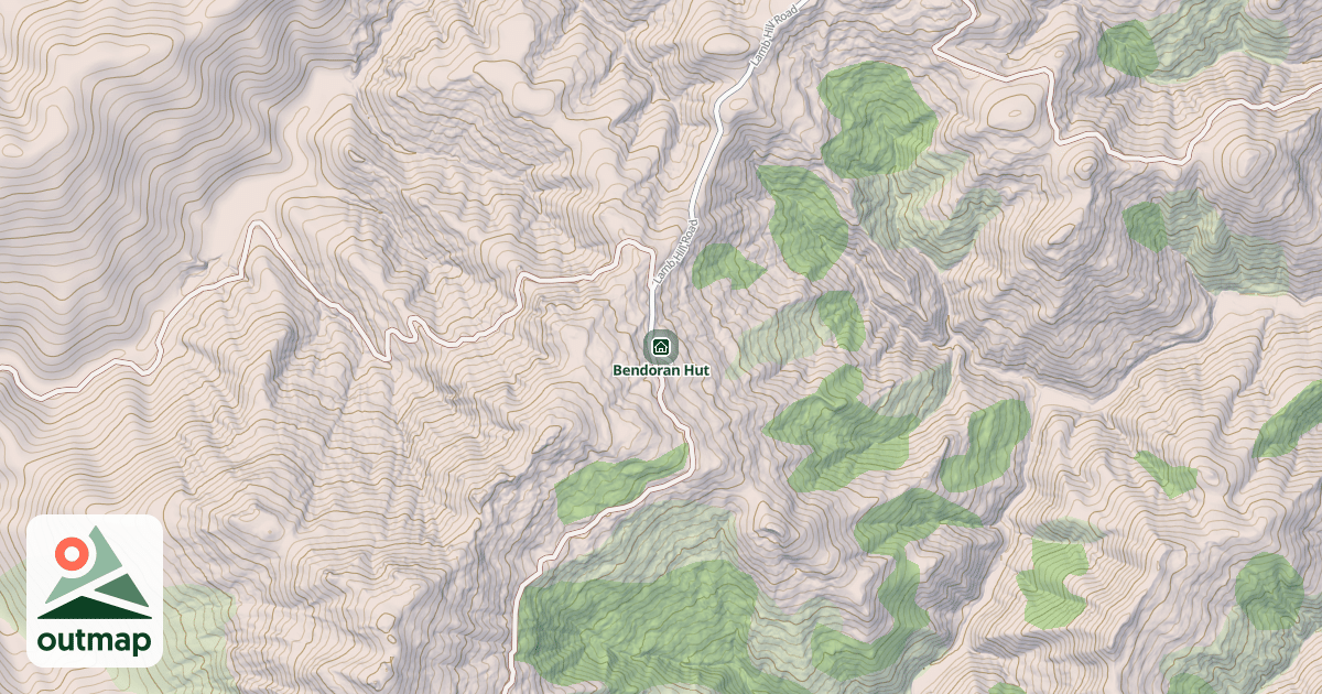 Map of Bendoran Hut