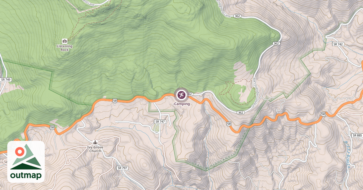 Map of -Camping