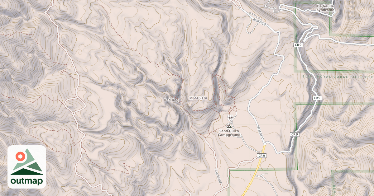 Map of M&M