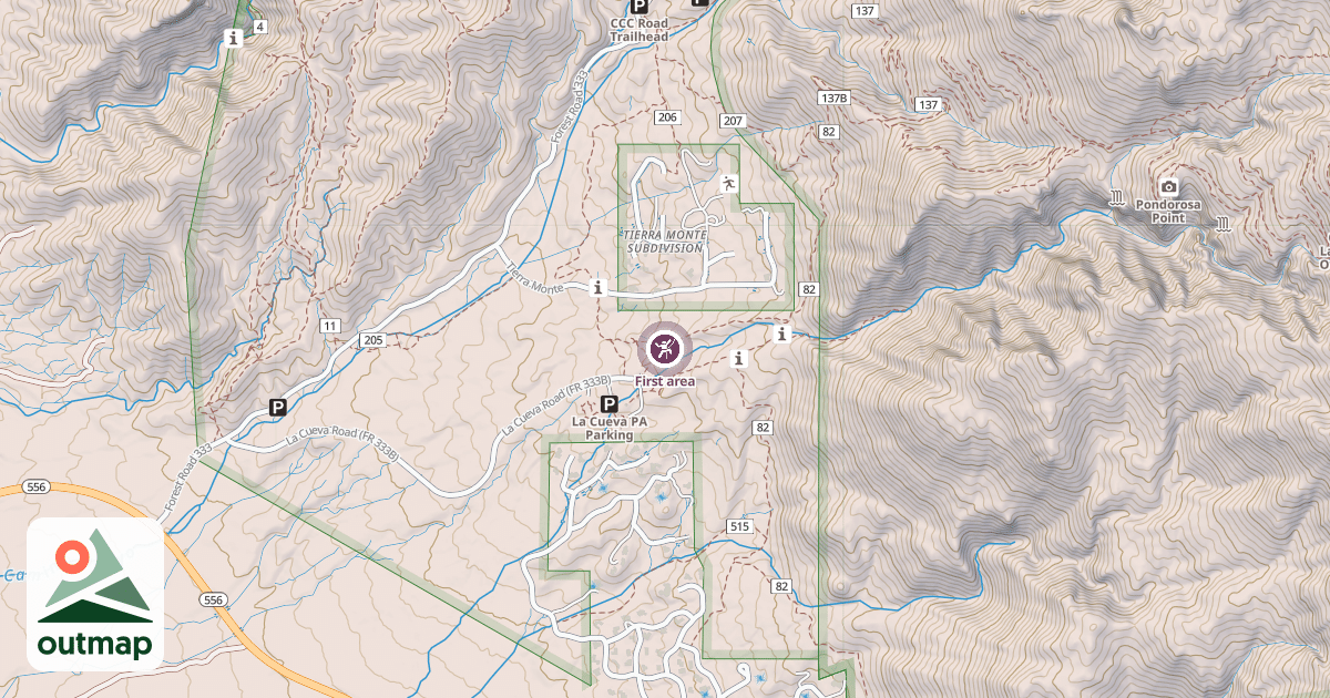 Map of First area