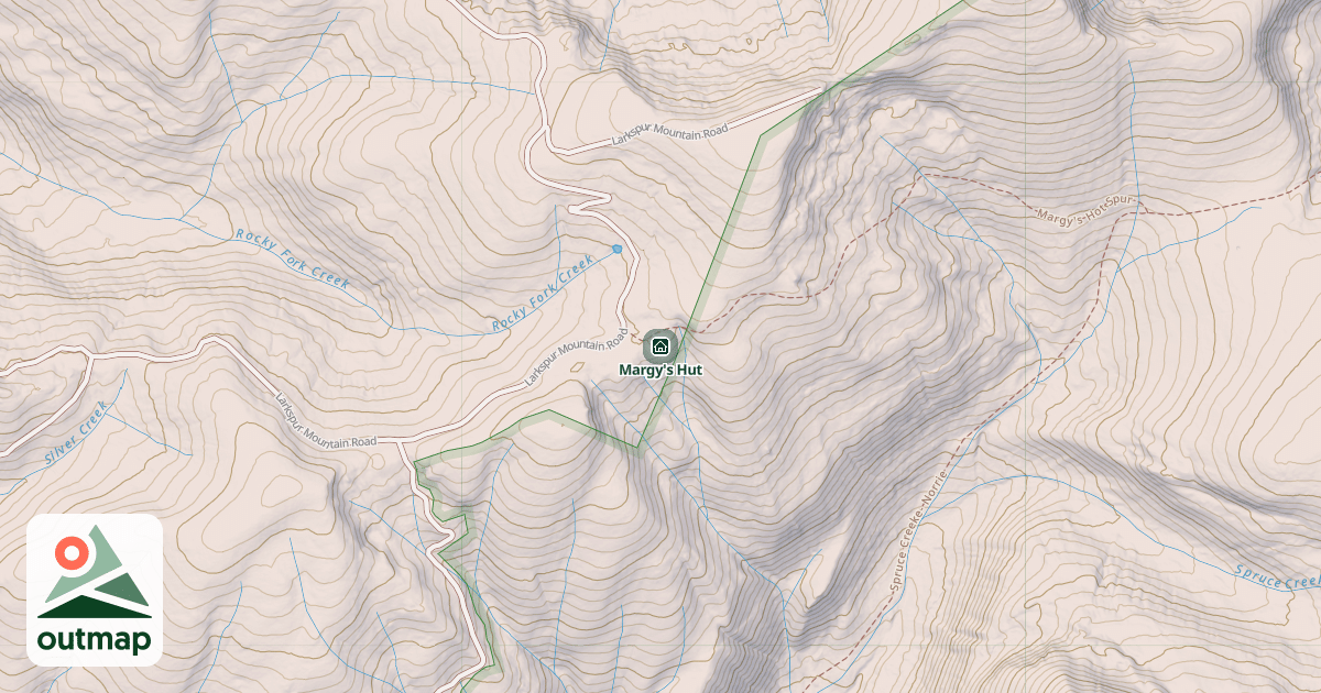 Map of Margy's Hut