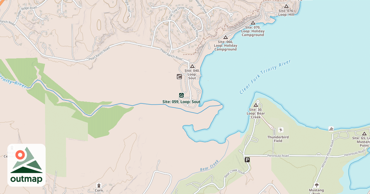Map of Site: 061, Loop: Sout