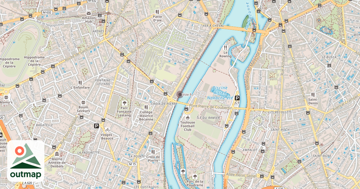 Map of Voie 8