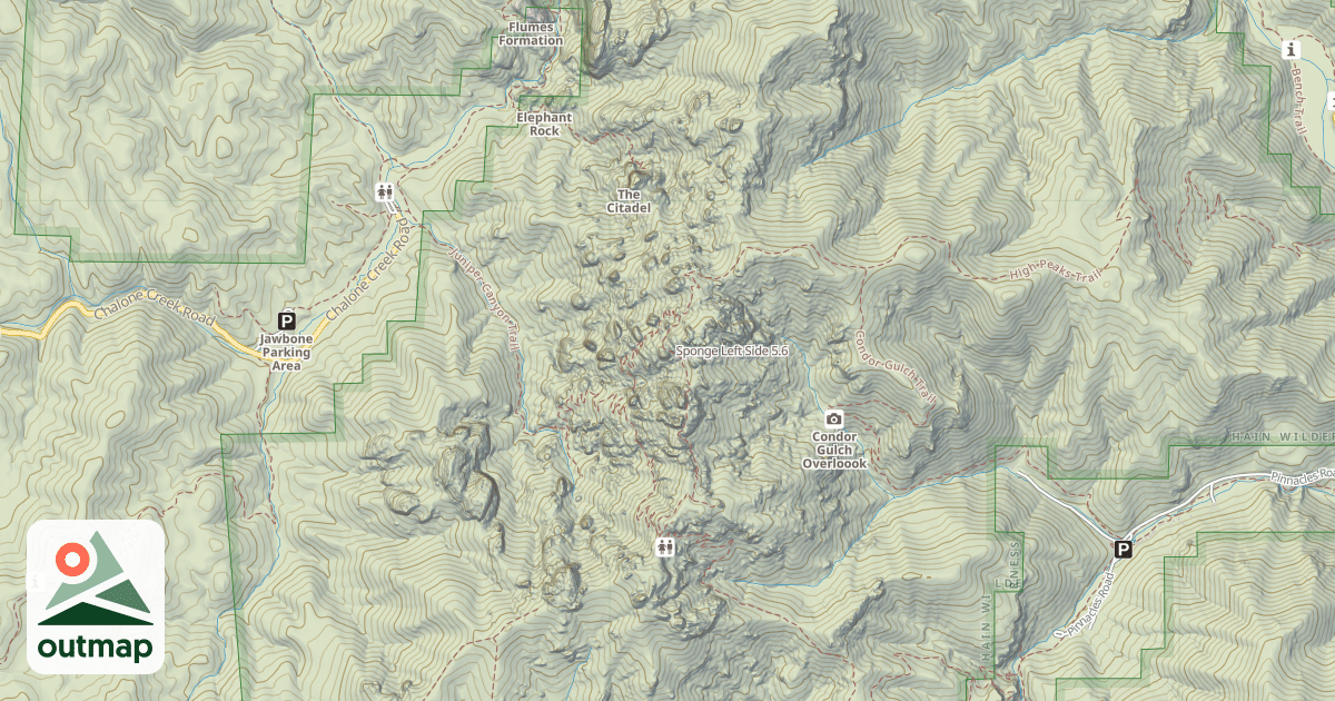Map of Sponge Left Side
