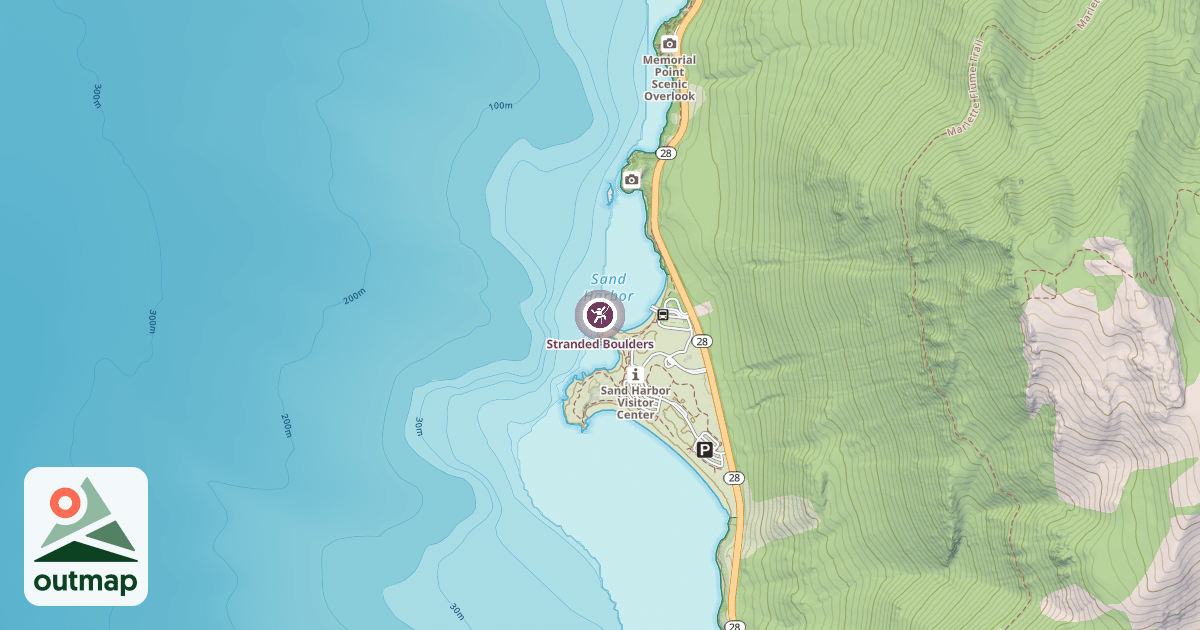Map of Stranded Boulders