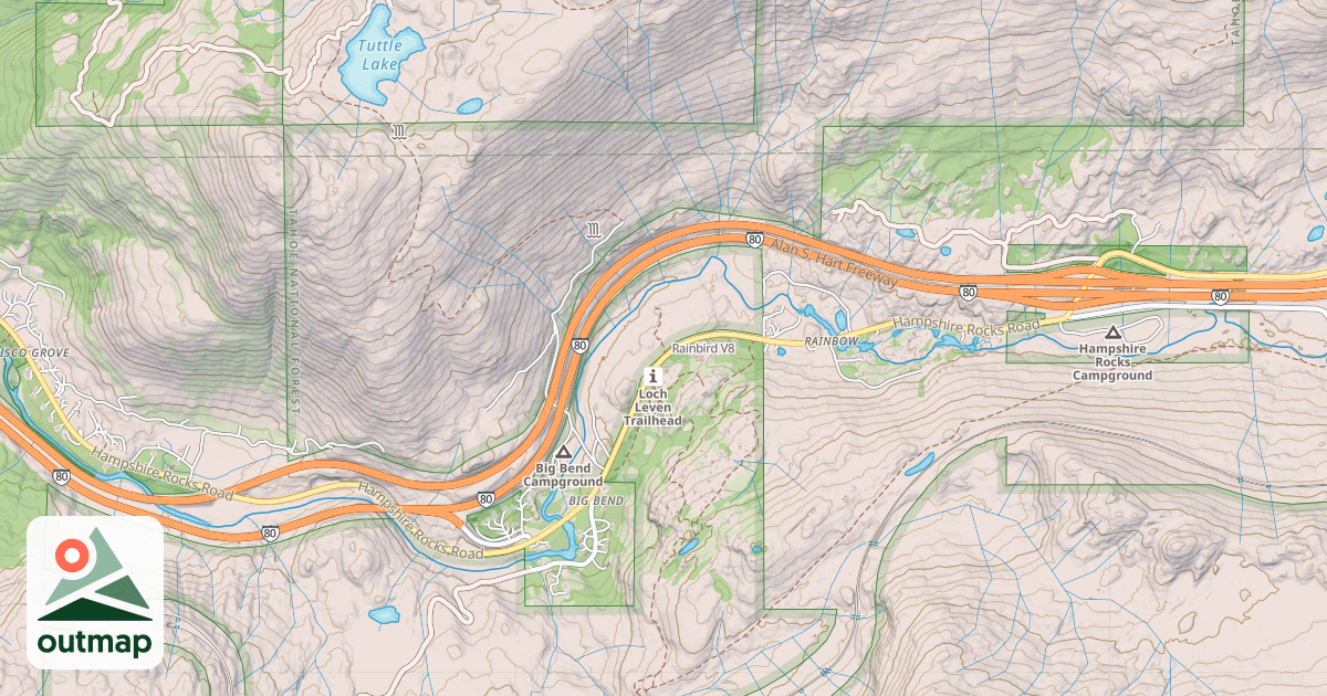 Map of Rainbird