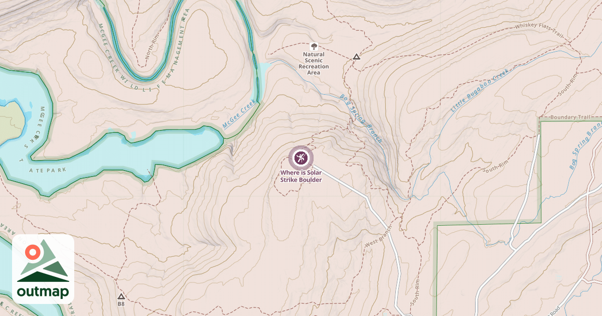 Map of Where is Solar Strike Boulder