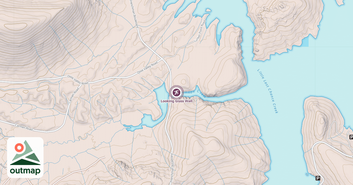Map of Looking Glass Wall
