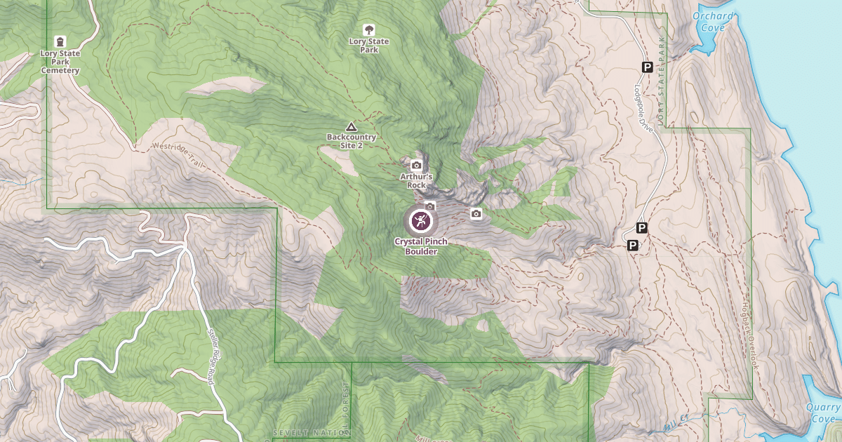 Map preview of Crystal Pinch Boulder