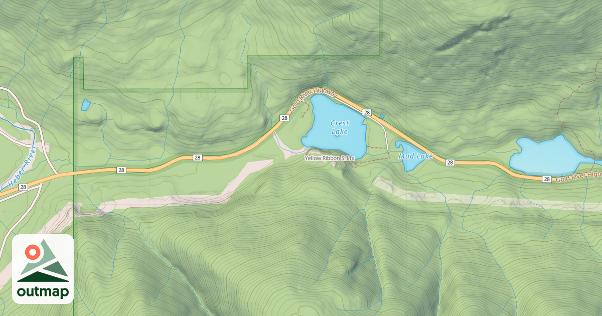 Map of Yellow Ribbon