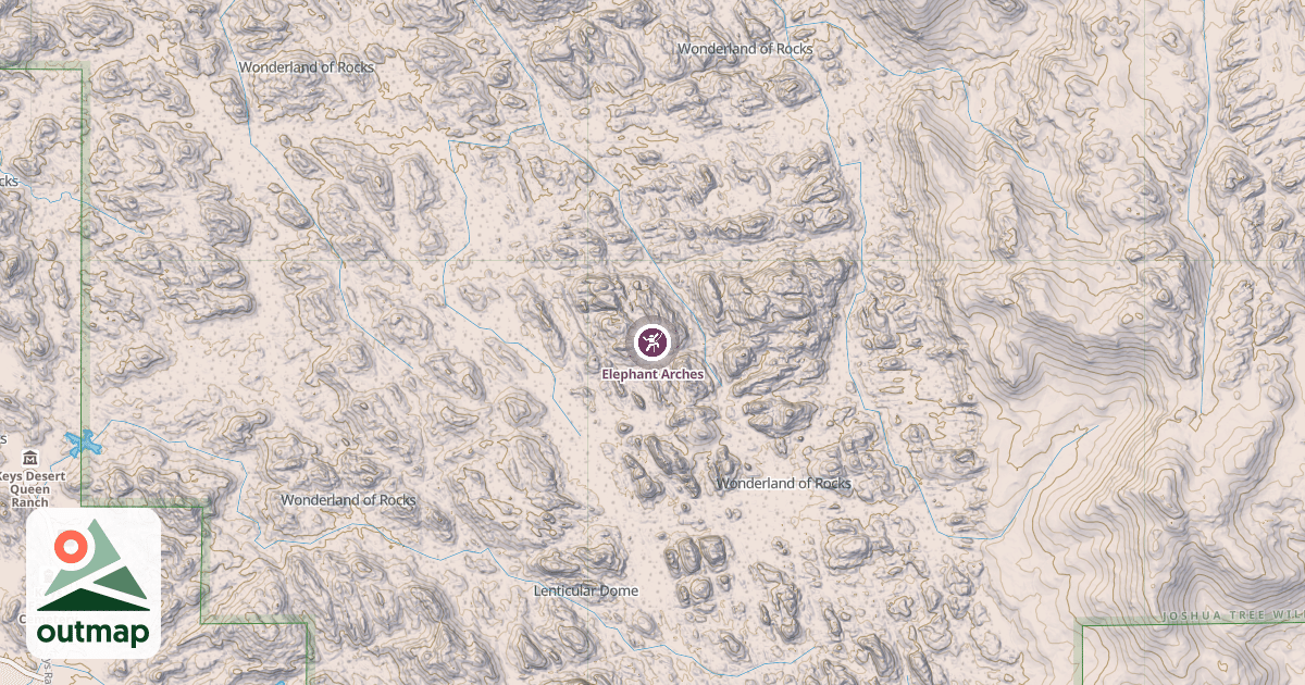 Map of Elephant Arches