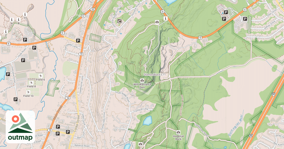 Map of Diamondback