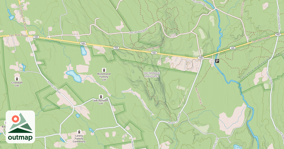 Map of Der Felsblock und ich