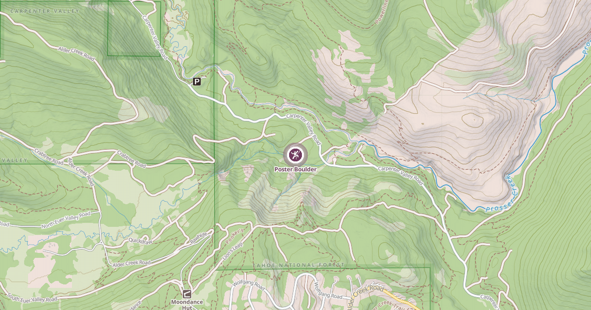 Map preview of Poster Boulder