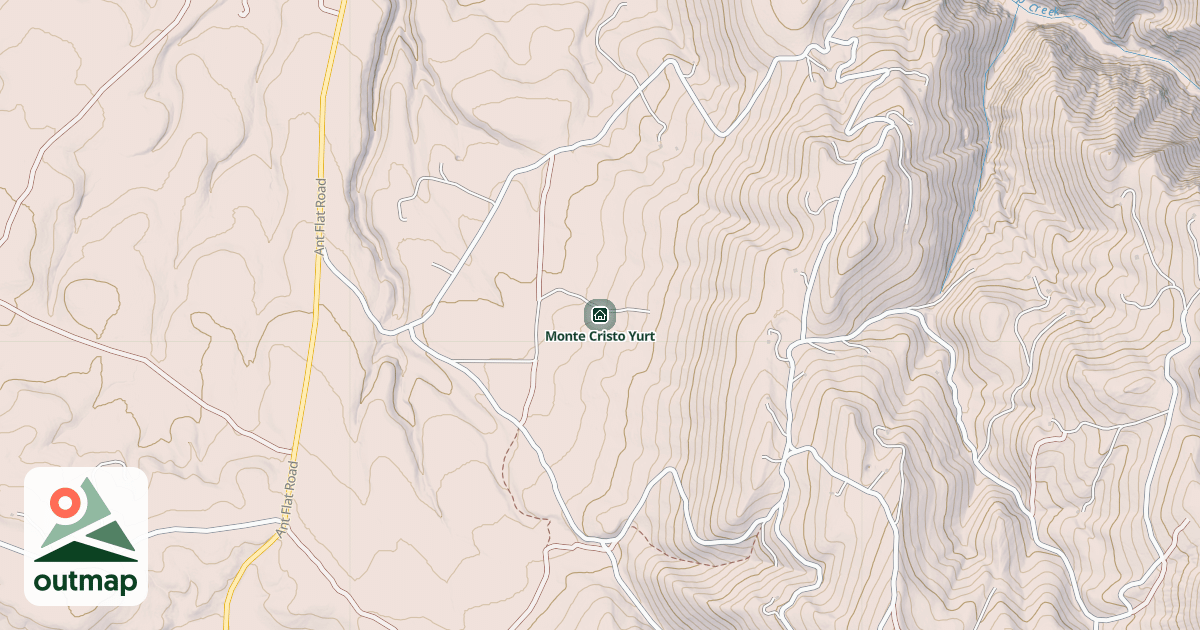 Map of Monte Cristo Yurt