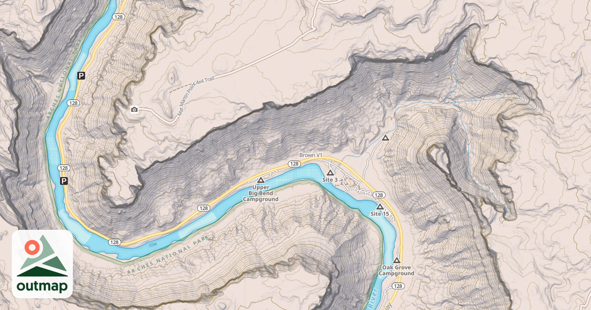 Map of Brown