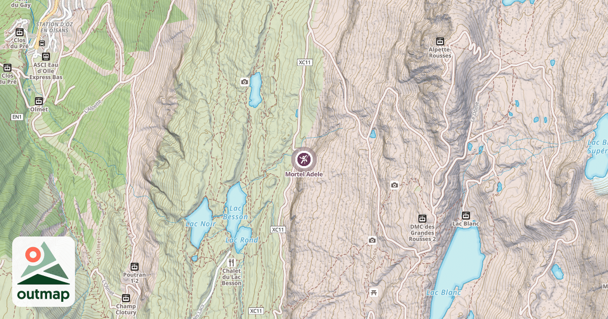 Map of Mortel Adele