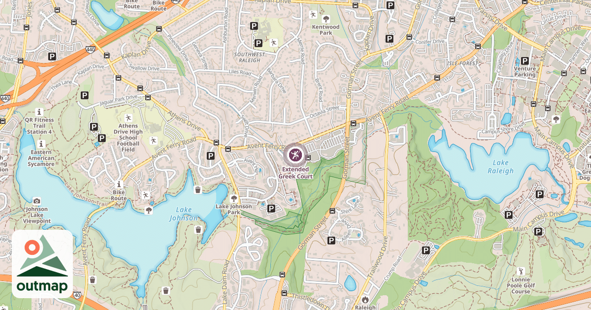Map of Extended Greek Court