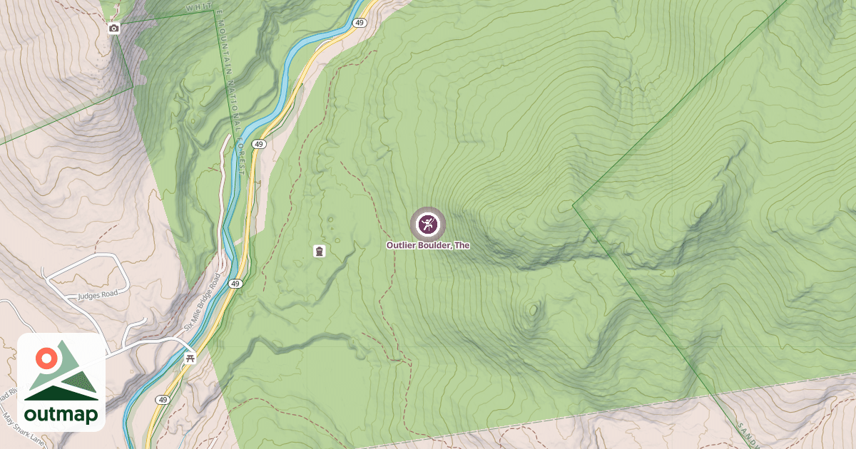 Map of Outlier Boulder, The