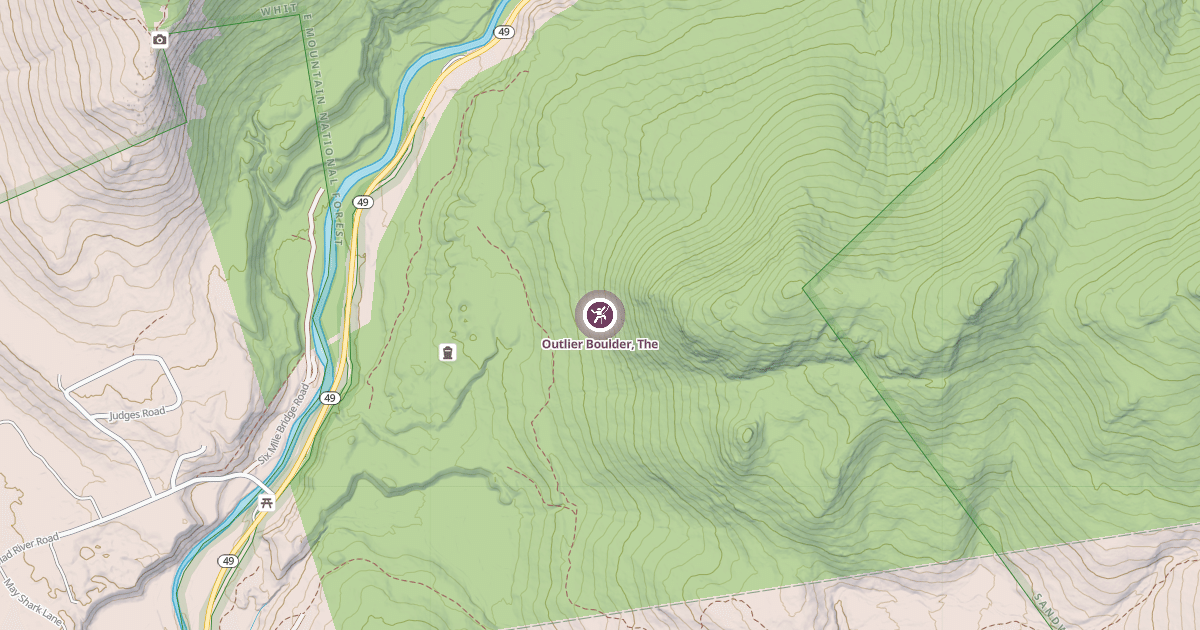 Map preview of Outlier Boulder, The