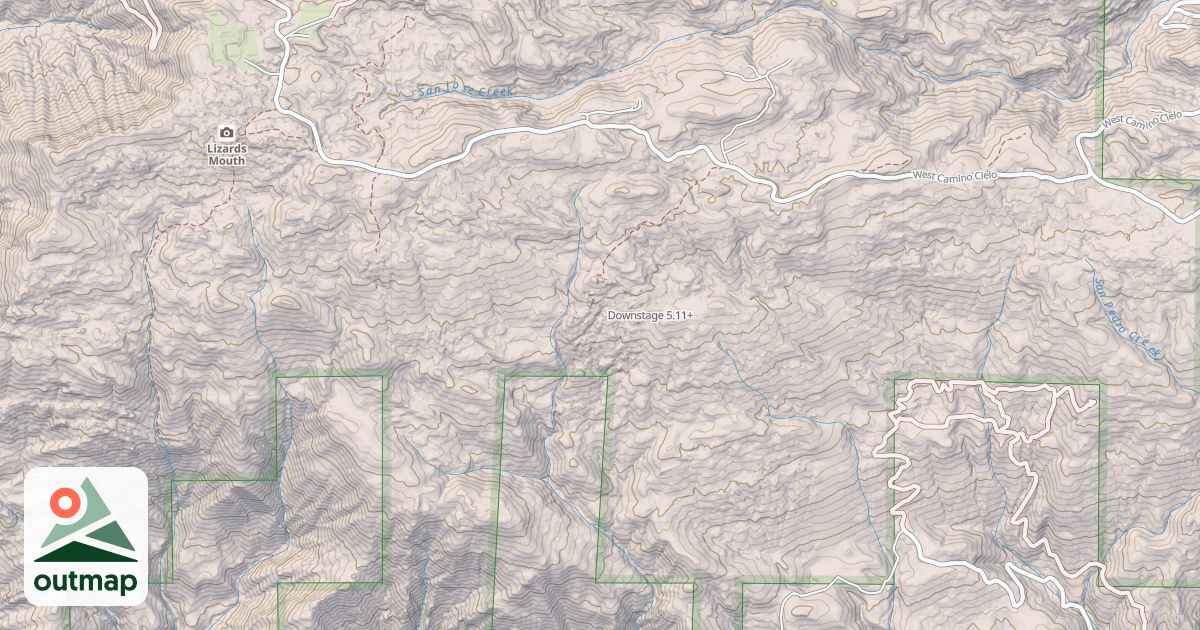 Map of Downstage