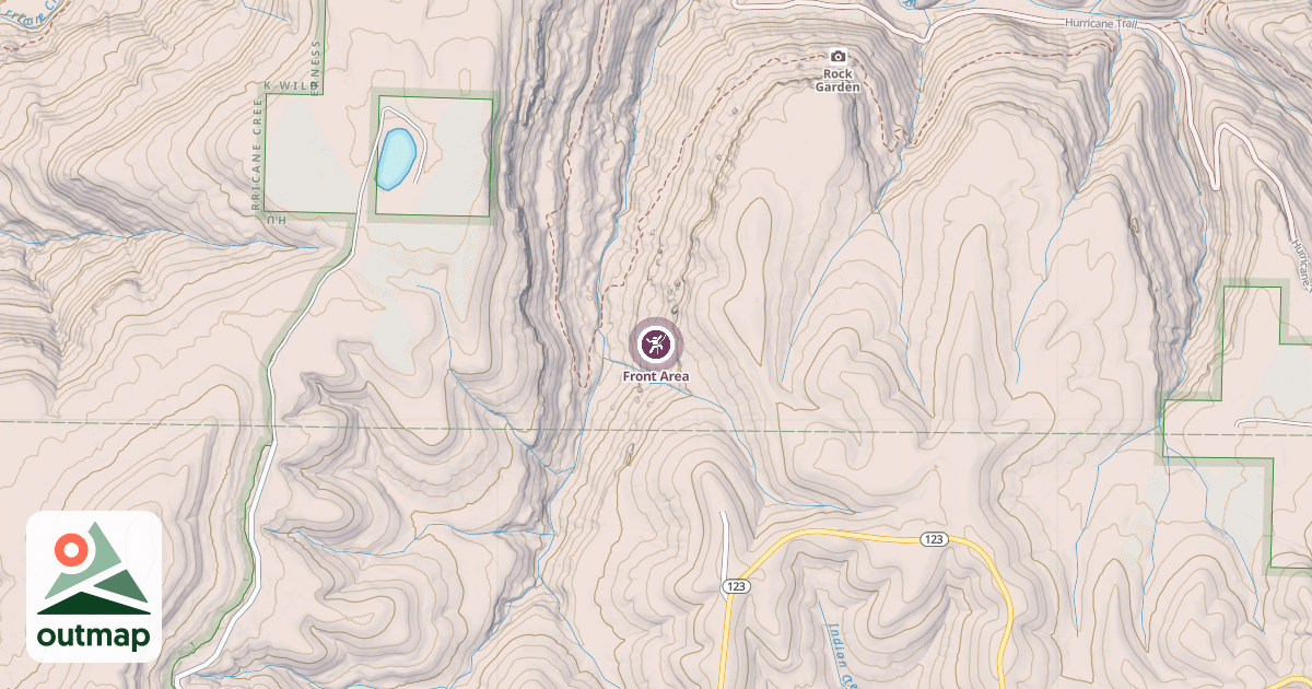 Map of Front Area