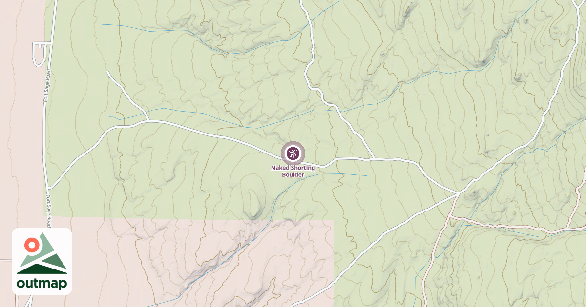 Map of Naked Shorting Boulder