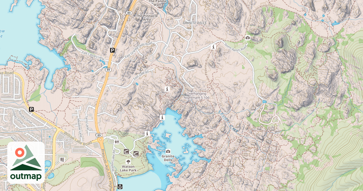 Map of Overhanging Nightmare