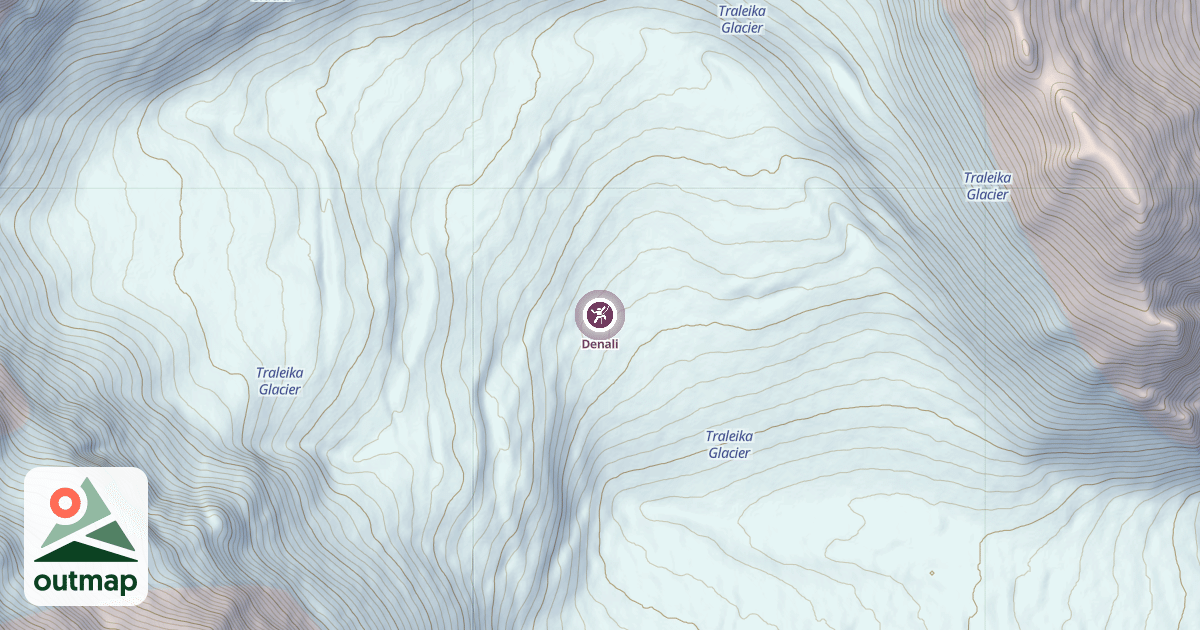 Map of Denali