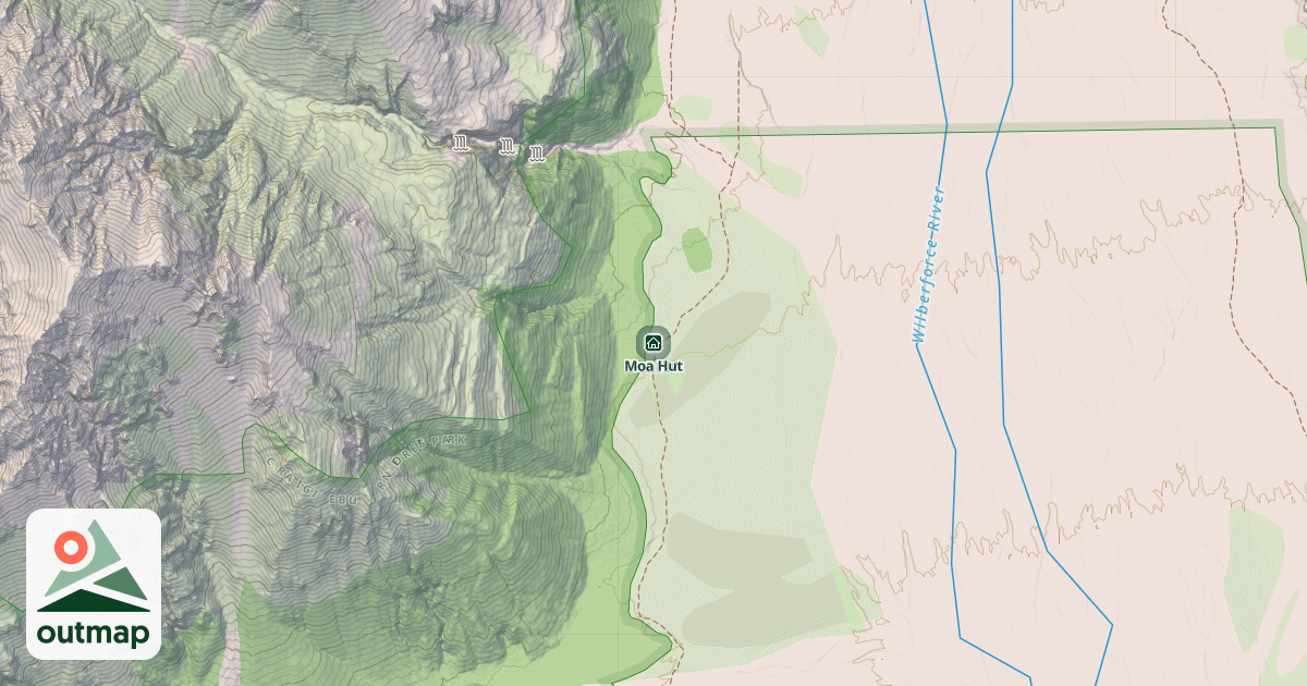 Map of Moa Hut