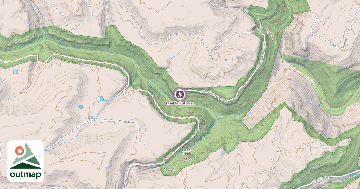 Map of Double Buttress