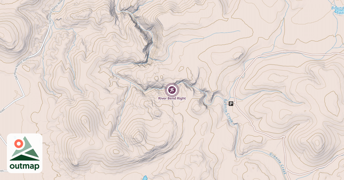 Map of River Bend Right