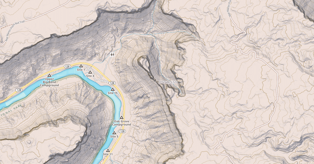 Map preview of O'Grady
