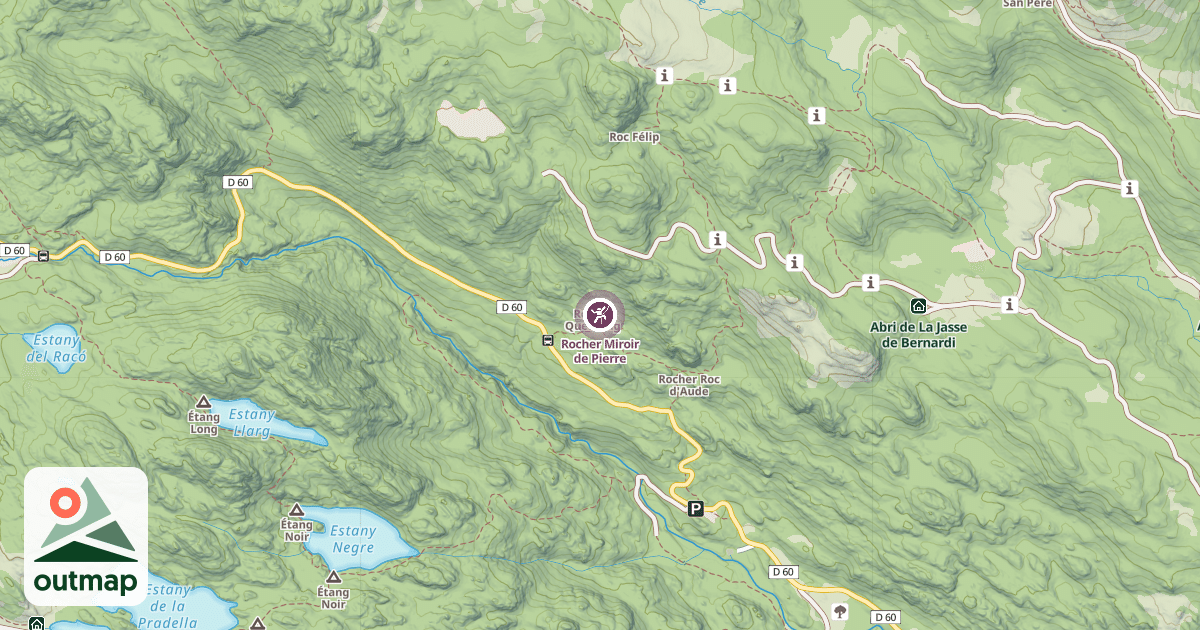 Map of Rocher Miroir de Pierre