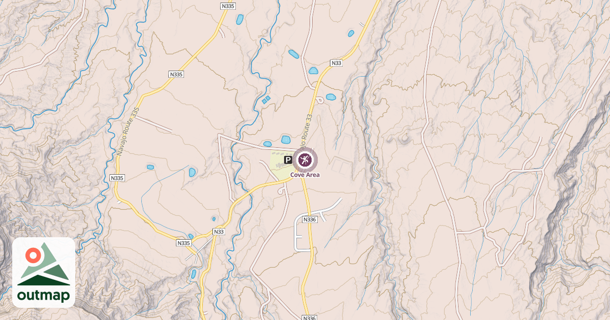 Map of Cove Area