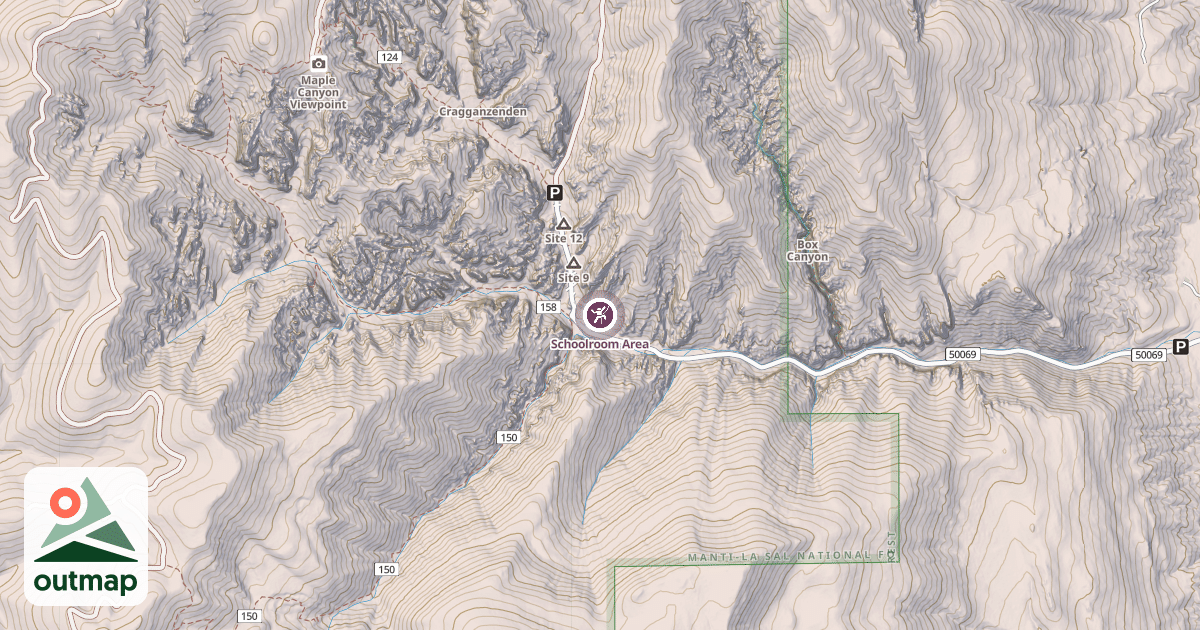Map of Schoolroom Area