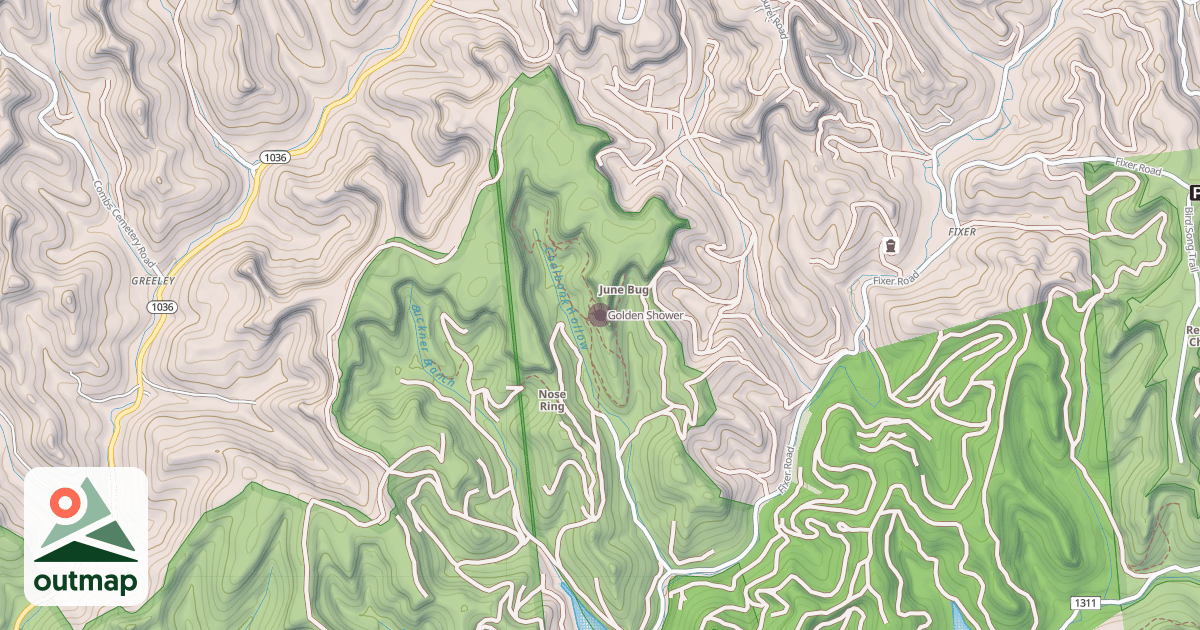 Map of Golden Shower