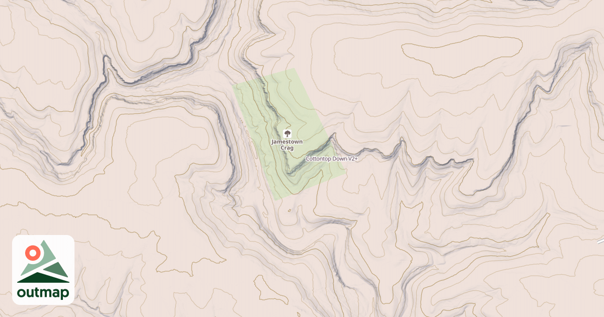 Map of Cottontop Down