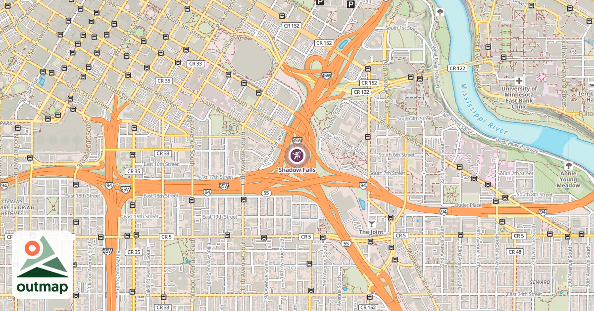 Map of Shadow Falls