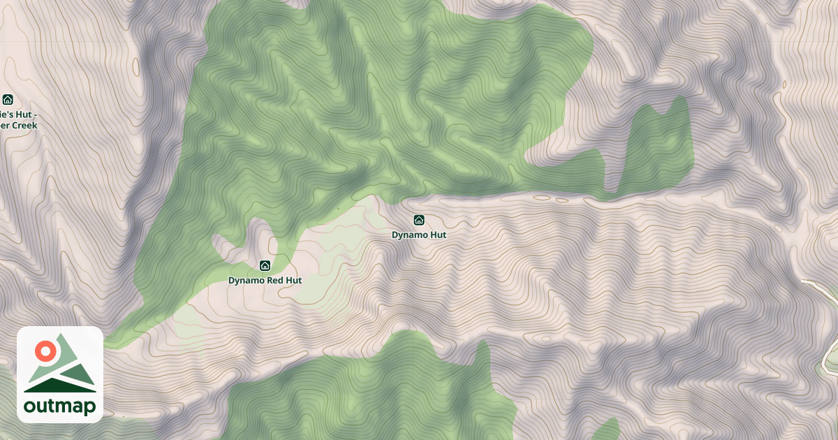 Map of Dynamo Hut