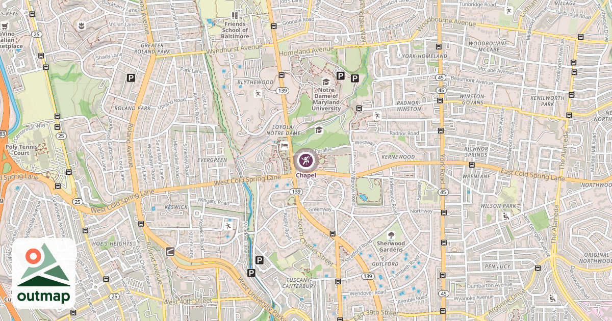 Map of Chapel
