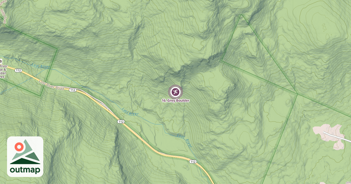Map of 16. Grey Boulder