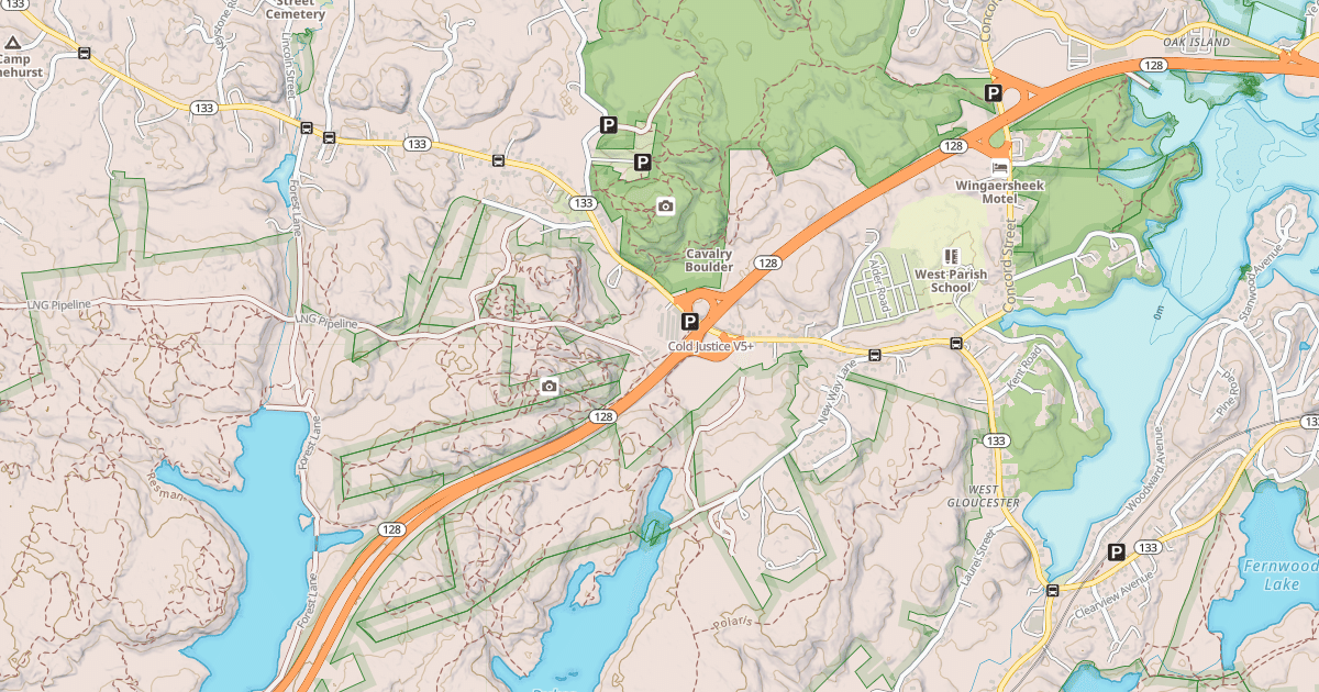 Map preview of Cold Justice