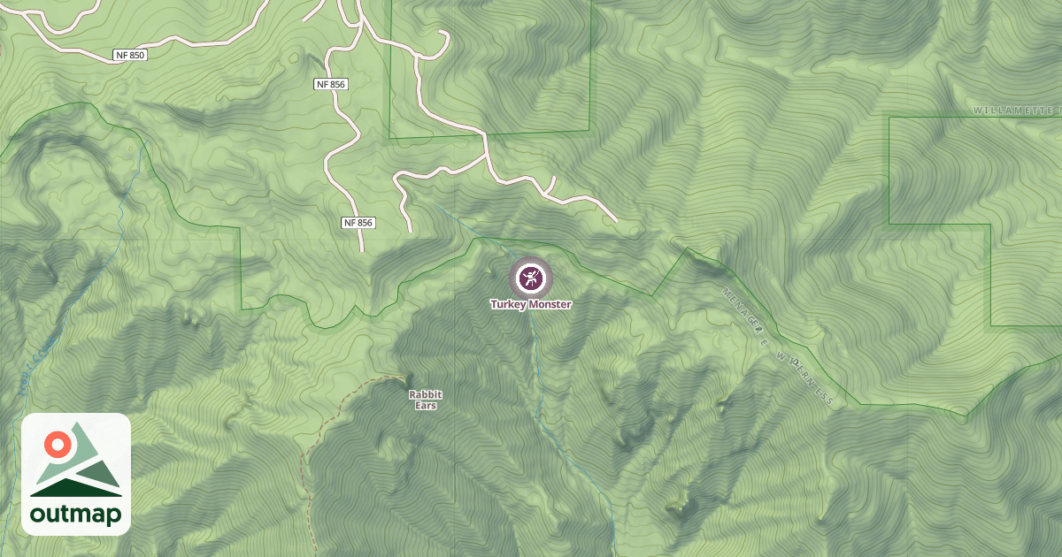 Map of Turkey Monster