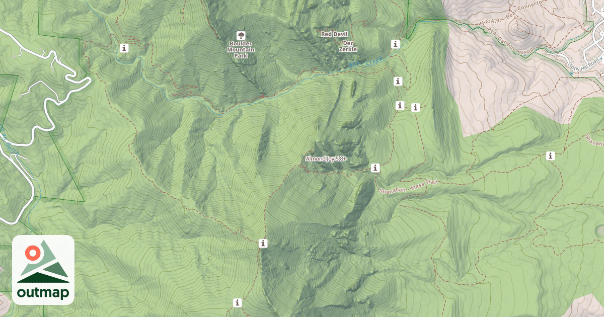 Map of Almond Joy