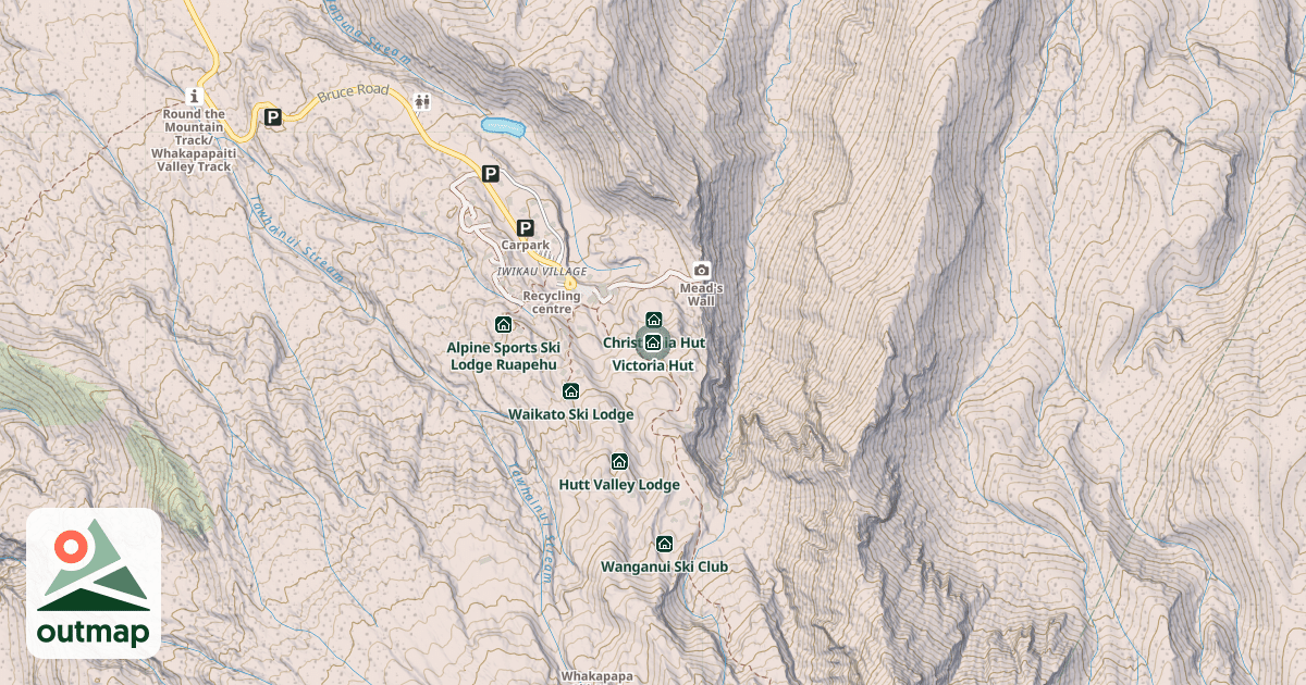 Map of Victoria Hut
