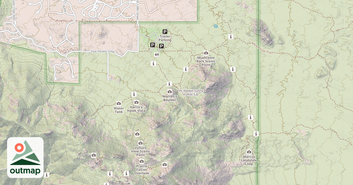 Map of Its Always Sunny in PHX