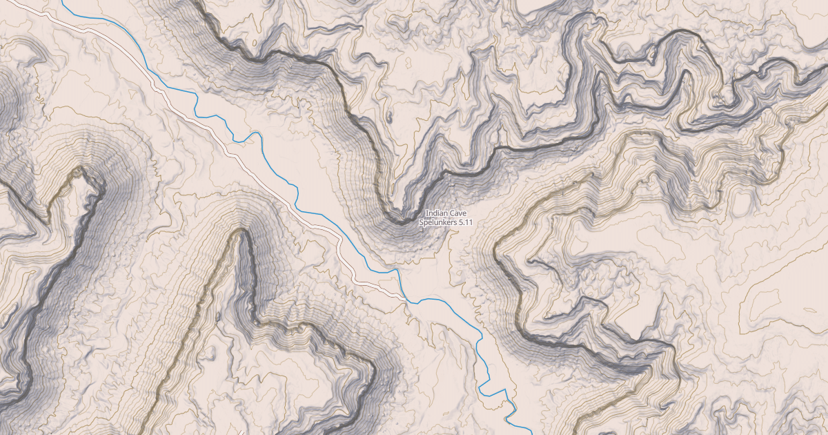 Map preview of Indian Cave Spelunkers