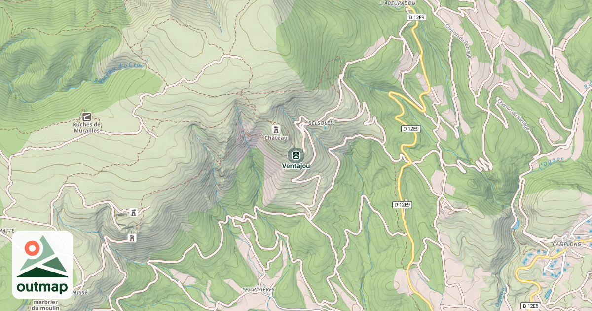 Map of Ventajou