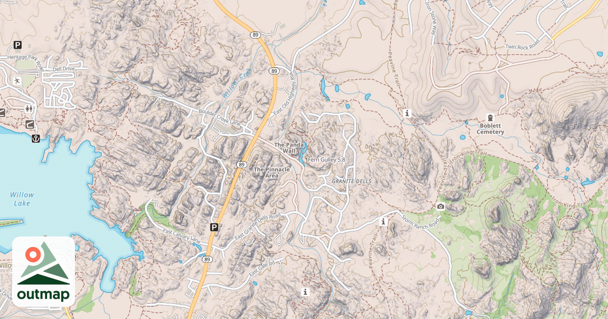 Map of Fern Gulley